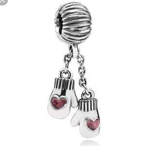 Woolen Christmas Mittens Charm